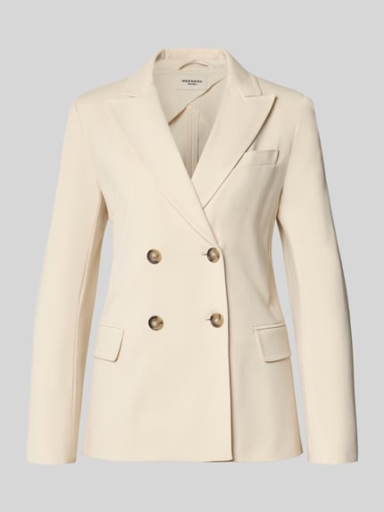Regular Fit Longblazer mit doppelter Knopfleiste Modell 'WKDCOLIBRI' Shop The Look MANNEQUINE
