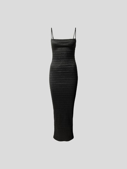 Nanushka Midijurk in lederlook Zwart - 2