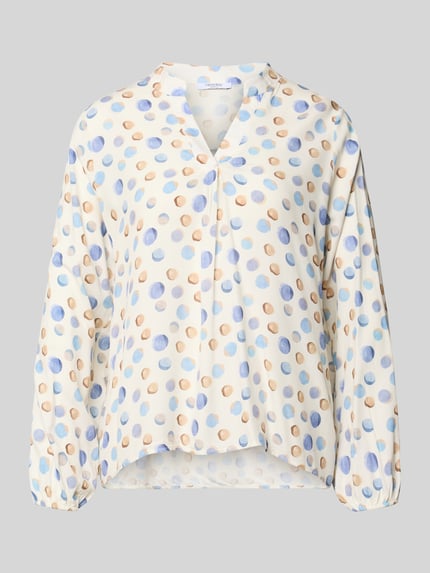 Regular Fit Bluse aus reiner Viskose Modell 'Josy' Shop The Look MANNEQUINE