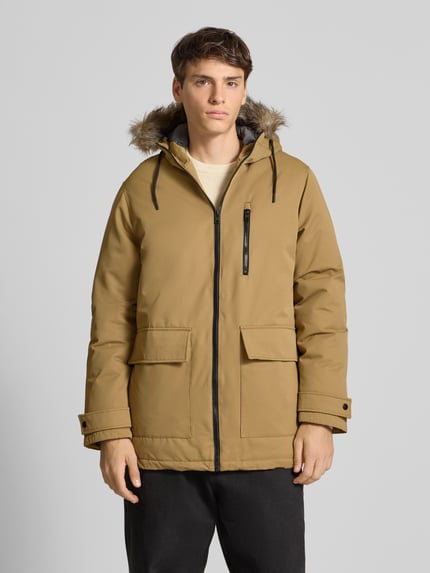 JACK & JONES Regular Fit Parka mit Kapuze Modell 'CHARLIE' Beige 4