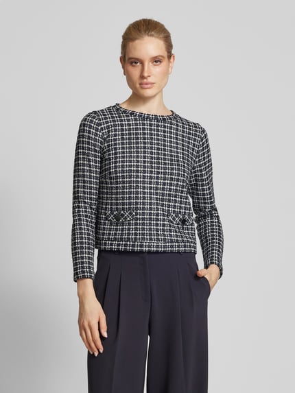 MORE & MORE Pullover mit Rundhalsausschnitt Marine 4