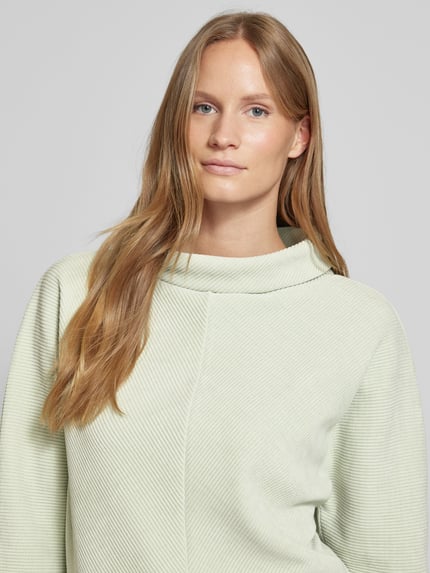 someday. Sweatshirt met col, model 'Umaja' Mintgroen - 3