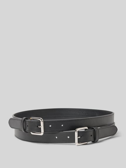 Lauren Ralph Lauren Ledergürtel mit Dornschließe im 2er-Pack Black 1