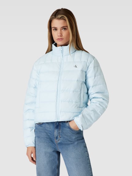 Calvin Klein Jeans Gewatteerd jack met labeldetail Lichtblauw - 4