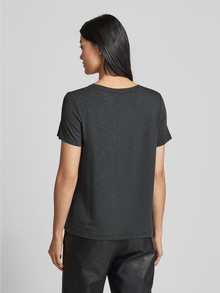 Street One T-shirt zdobiony kamieniami Antracytowy 5