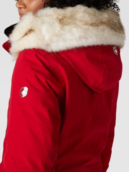 Wellensteyn Regular Fit Funktionsjacke mit Kunstfellbesatz Modell 'ENTERPRISE' Rot 3
