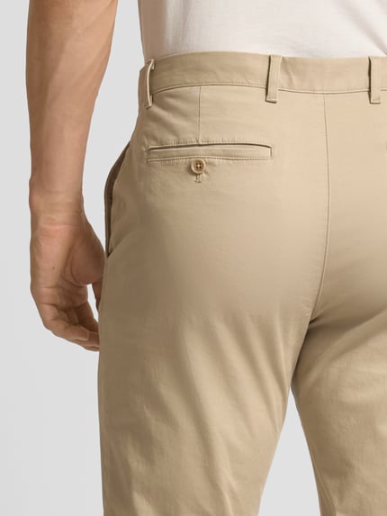 Tommy Hilfiger Relaxed Fit Hose aus Baumwoll-Mix Beige 3