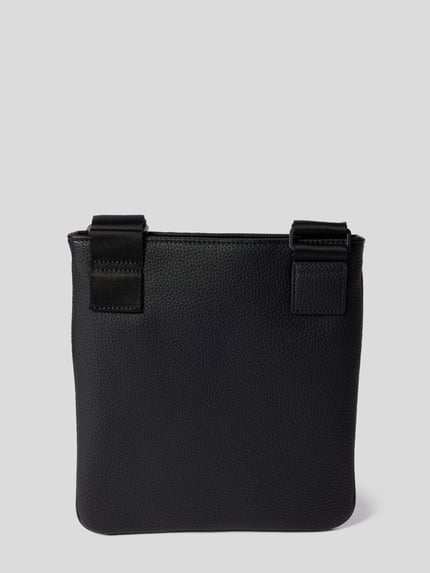Tommy Hilfiger Torebka na długim pasku z nadrukiem z logo Czarny 4