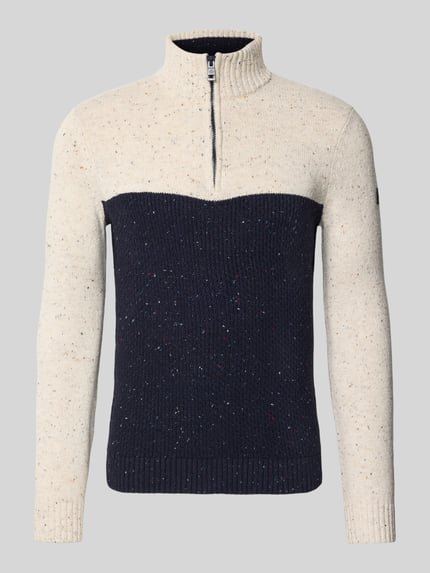 Tom Tailor Regular fit schipperstrui van katoenmix Blauw - 2