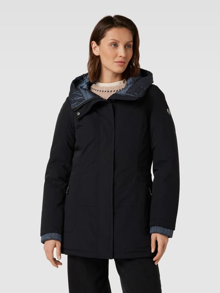 Wellensteyn Kurtka funkcyjna o kroju shaped fit z kapturem model ‘MELODY’ Ciemnoniebieski 4