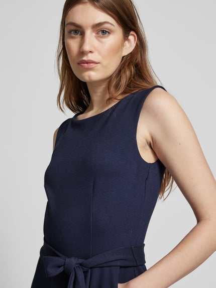 Jake*s Collection Jumpsuit mit Taillengürtel Marine 3