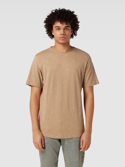 JACK & JONES T-Shirt in unifarbenem Design Oliv 4