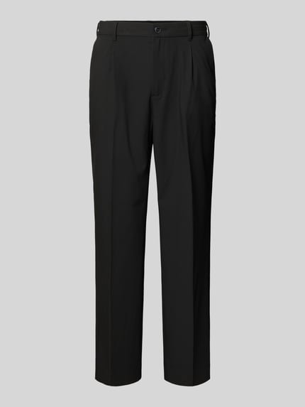 wide leg fit stoffen broek met viscose Shop The Look MANNEQUINE