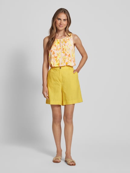 Smith and Soul Blousetop met druppelvormige hals, model 'WOVEN' Roze - 1
