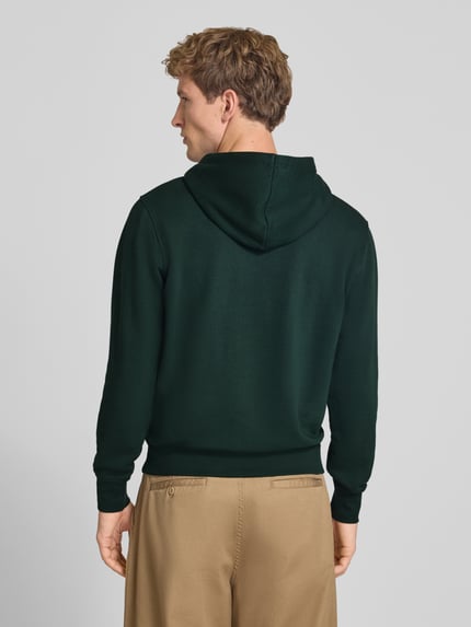 JACK & JONES Regular fit hoodie van katoenmix model 'Soho' Donkergroen - 5