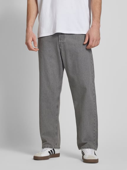JACK & JONES Baggy Fit Jeans im 5-Pocket-Design Modell 'ALEX' Mittelgrau 4