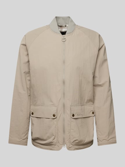 Barbour Jack met opgestikte klepzakken, model 'BEAUMONT' Steengrijs - 2