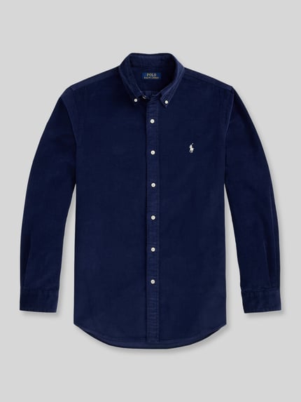 Polo Ralph Lauren Custom Fit Freizeithemd aus reiner Baumwolle Marine 2