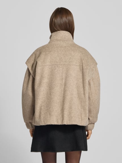 b.young Jacke mit Stehkragen Modell 'Becila' Beige Melange 5