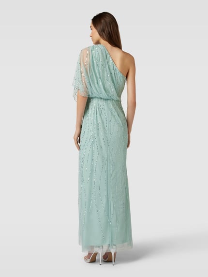 Adrianna Papell Abendkleid mit Paillettenbesatz Mint 5