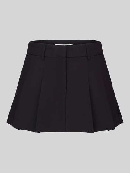 ONLY Ausgestellter Mini-Rock mit Viskose-Anteil Modell 'SYLLIE' Black 2