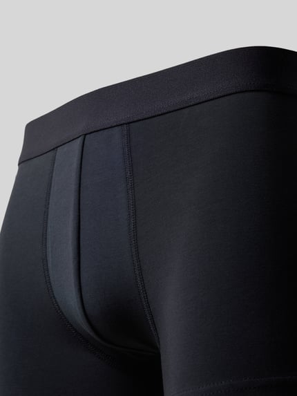 Bread & Boxers Trunks mit elastischem Bund im 3er-Pack Marine 2