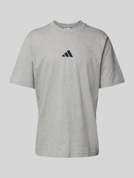 adidas Sportswear T-Shirt mit Label-Stitching Hellgrau 2