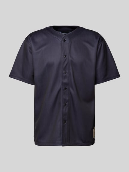 The Hundreds T-Shirt mit Knopfleiste Modell 'PALMS' Black 2