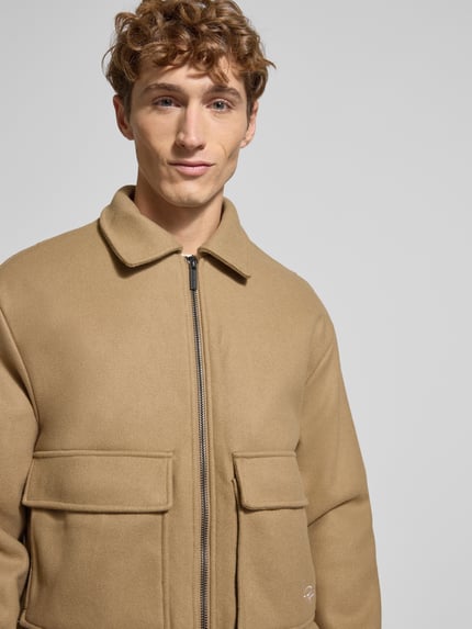 PEGADOR Jacke mit Reißverschluss Sand 3