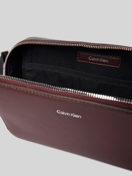 CK Calvin Klein Schoudertas met labeldetail Donkerrood - 5