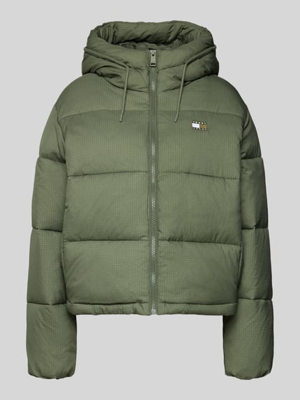Tommy Jeans Regular Fit Steppjacke mit Kapuze Khaki 2