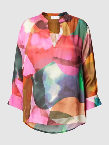 BETTER RICH Blouse met all-over motief Felroze - 2