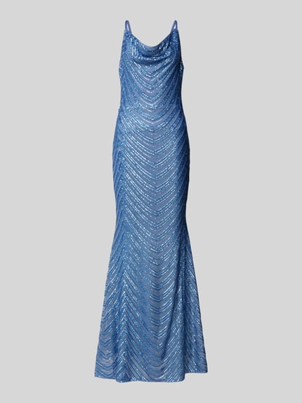 Lipsy Abendkleid mit Paillettenbesatz Sky 2