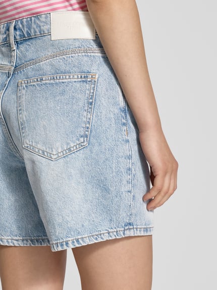 Marc O'Polo DENIM Relaxed fit jeansbermuda met steekzakken Jeansblauw - 3
