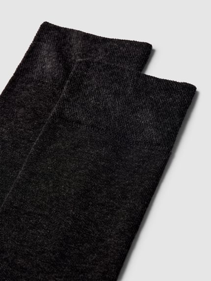 Christian Berg Men Socken mit elastischen Bündchen im 2er-Pack Anthrazit 2