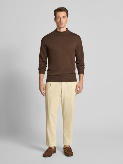 MCNEAL Regular fit corduroy broek met tunnelkoord Kit - 1