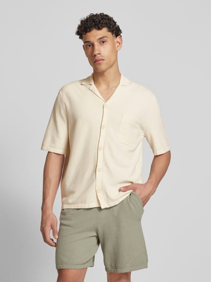 ONLY & SONS Freizeithemd mit Knopfleiste Modell 'FRANKIE' Offwhite 4