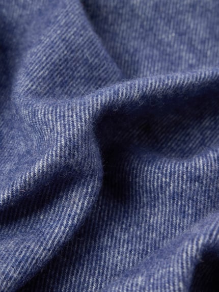 Ascot Wollschal mit Kaschmir-Anteil Marine 2