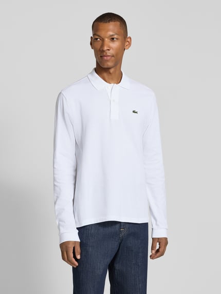 Lacoste Regular Fit Poloshirt aus reiner Baumwolle Weiss 4