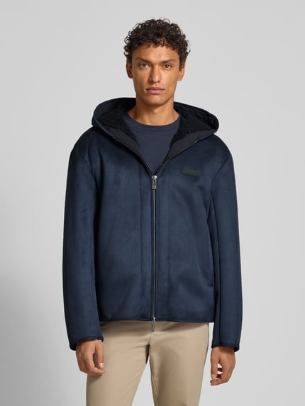 Armani Exchange Kurtka z kapturem Granatowy 4