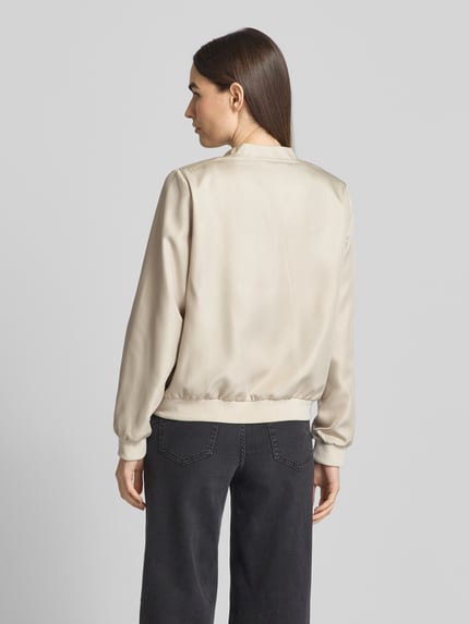 VILA Bomberjacke mit Stehkragen Modell 'PAPAYA' Beige 5