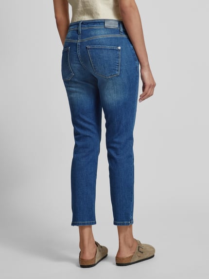 CAMBIO Jeansy o skróconym kroju slim fit model ‘PIPER’ Ciemnoniebieski 5