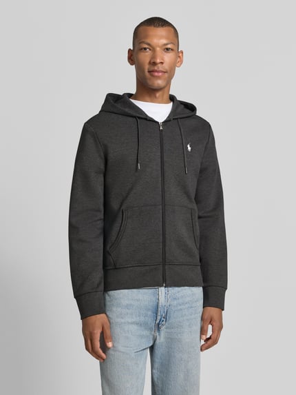 Polo Ralph Lauren Regular Fit Sweatjacke aus Baumwoll-Mix Anthrazit 4