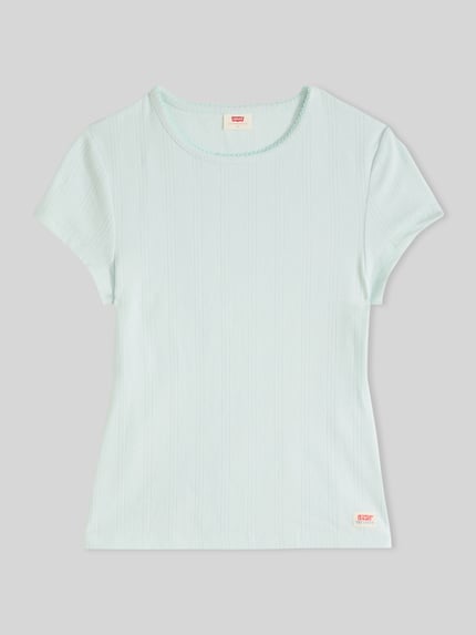 Levi's® regular fit T-shirt met ronde hals Lichtblauw - 2