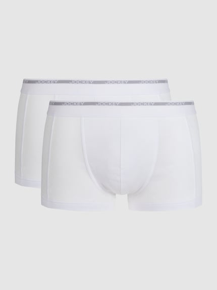 Jockey Trunks van katoen in een set van 2 Wit - 1