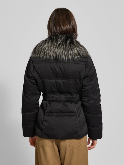 GUESS Gewatteerd jack met ritssluiting, model 'ALIENOR' Zwart - 5
