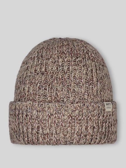 Barts Mütze mit Label-Patch Sand 1