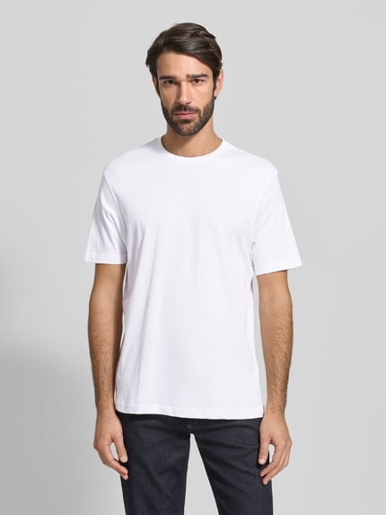 HECHTER PARIS T-Shirt-Set mit Logo-Stitching Weiss 4