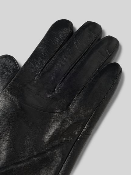 FI.NE Handschuhe in Leder-Optik Black 3