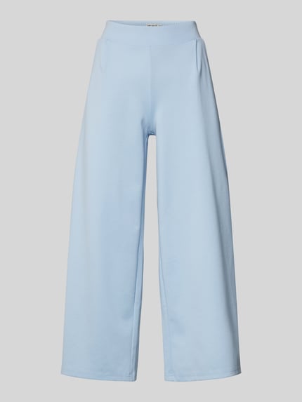 ICHI Stoffen broek met steekzakken Lichtblauw - 2